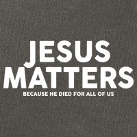 Jesus Matters Because He Died For All Of Us Cotton Canvas Backpack