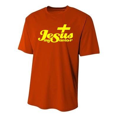 Jesus My Savior Christian Catholic Youth Performance Sprint T-Shirt