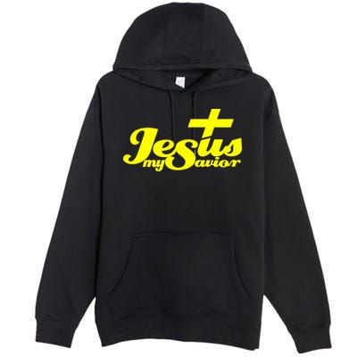 Jesus My Savior Christian Catholic Premium Pullover Hoodie