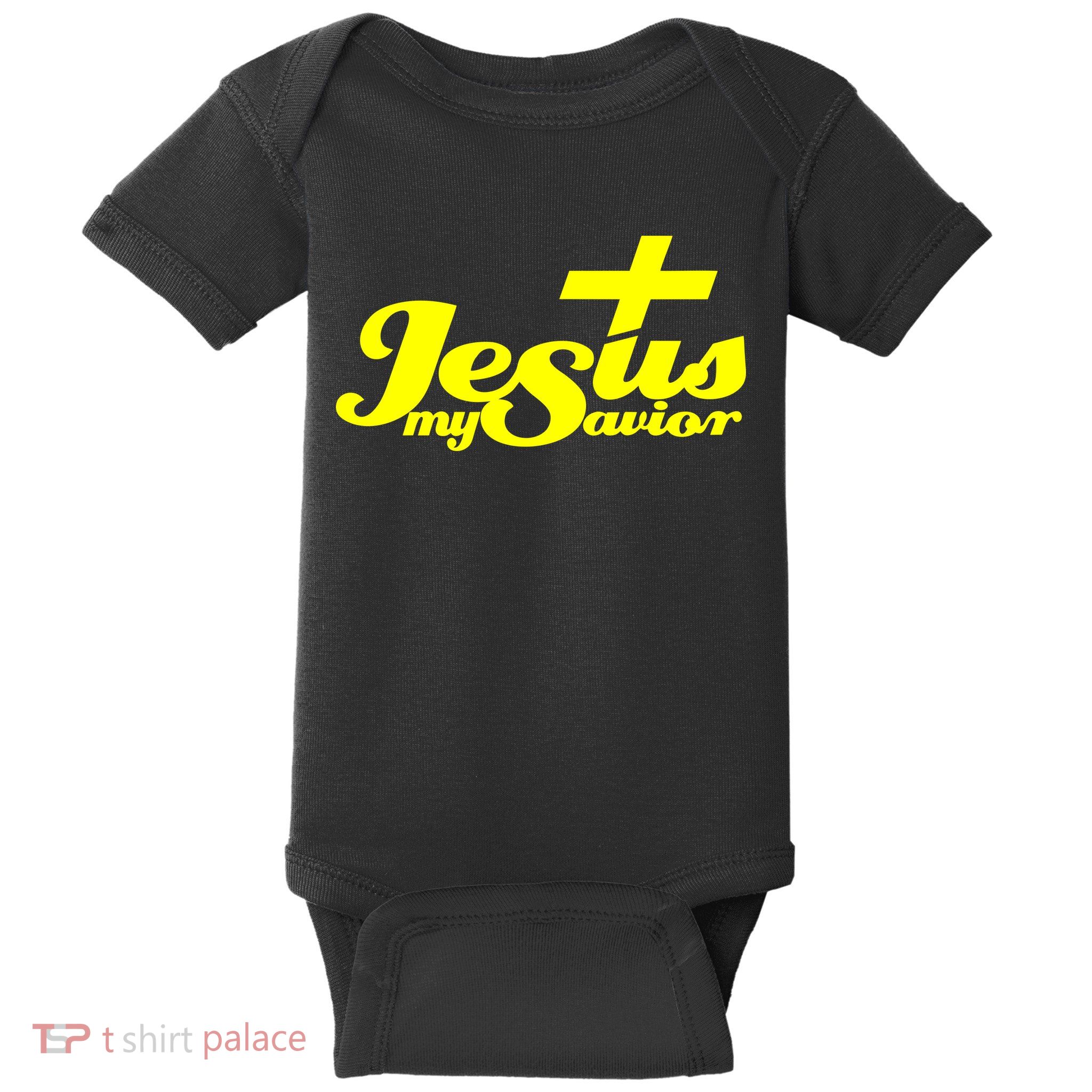 Jesus My Savior Christian Catholic Baby Bodysuit