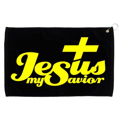 Jesus My Savior Christian Catholic Grommeted Golf Towel