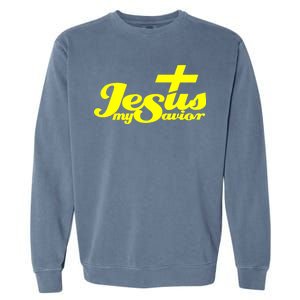 Jesus My Savior Christian Catholic Garment-Dyed Sweatshirt