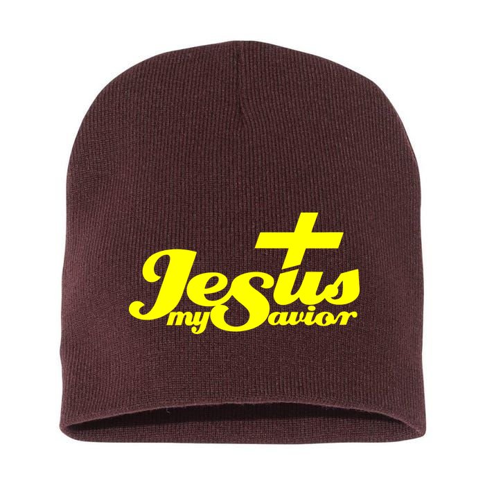 Jesus My Savior Christian Catholic Short Acrylic Beanie