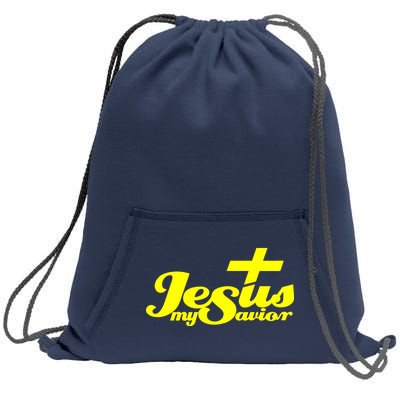 Jesus My Savior Christian Catholic Sweatshirt Cinch Pack Bag