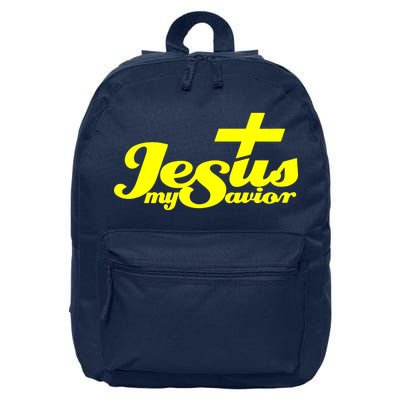 Jesus My Savior Christian Catholic 16 in Basic Backpack