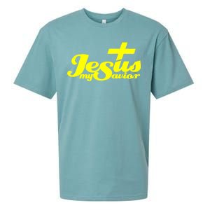 Jesus My Savior Christian Catholic Sueded Cloud Jersey T-Shirt