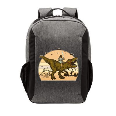 Jesus Riding T-Rex Dinosaur Funny Vintage Vector Backpack