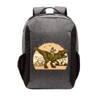 Jesus Riding T-Rex Dinosaur Funny Vintage Vector Backpack