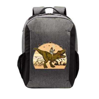 Jesus Riding T-Rex Dinosaur Funny Vintage Vector Backpack