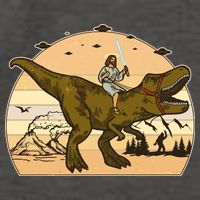 Jesus Riding T-Rex Dinosaur Funny Vintage Vector Backpack