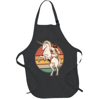 Jesus Riding Unicorn Funny Vintage Apron