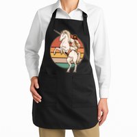 Jesus Riding Unicorn Funny Vintage Apron