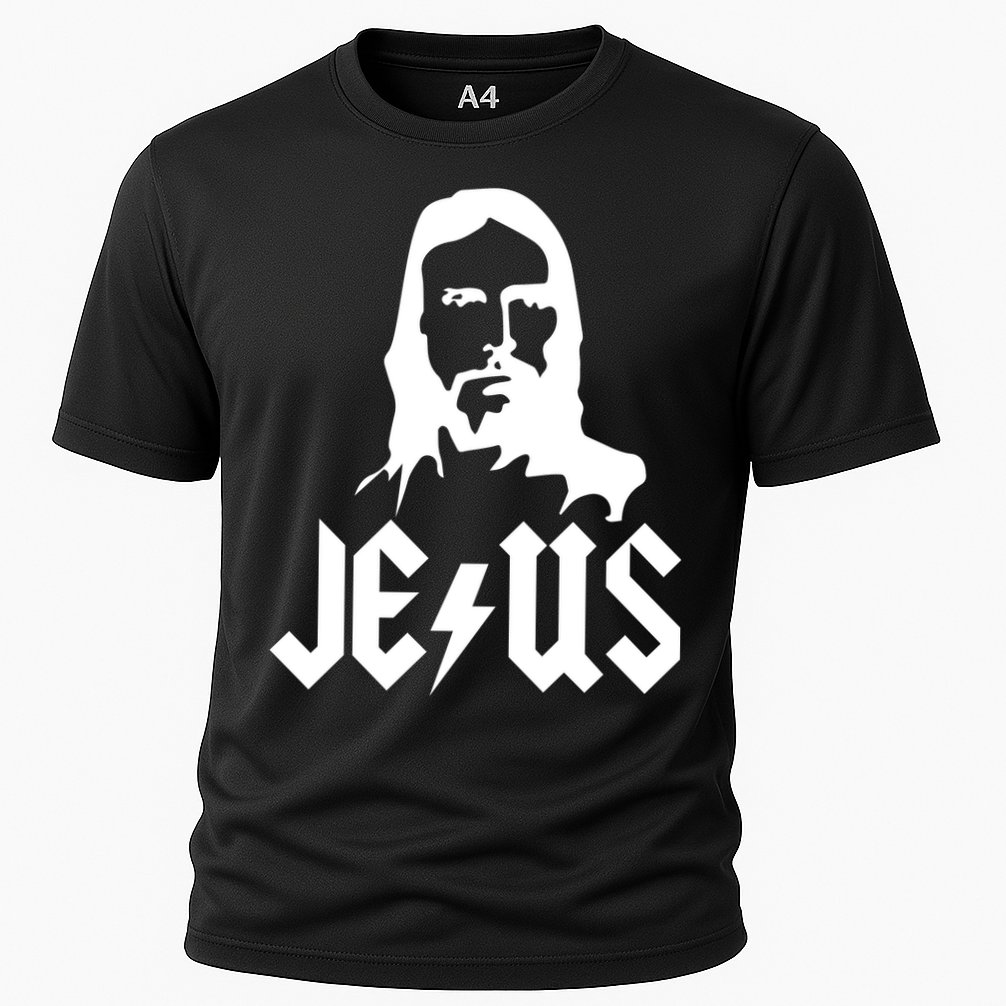 Jesus Rocks Cooling Performance Crew T-Shirt