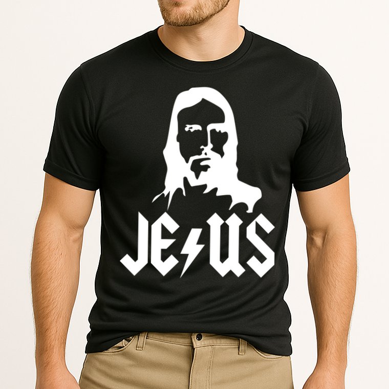 Jesus Rocks Cooling Performance Crew T-Shirt