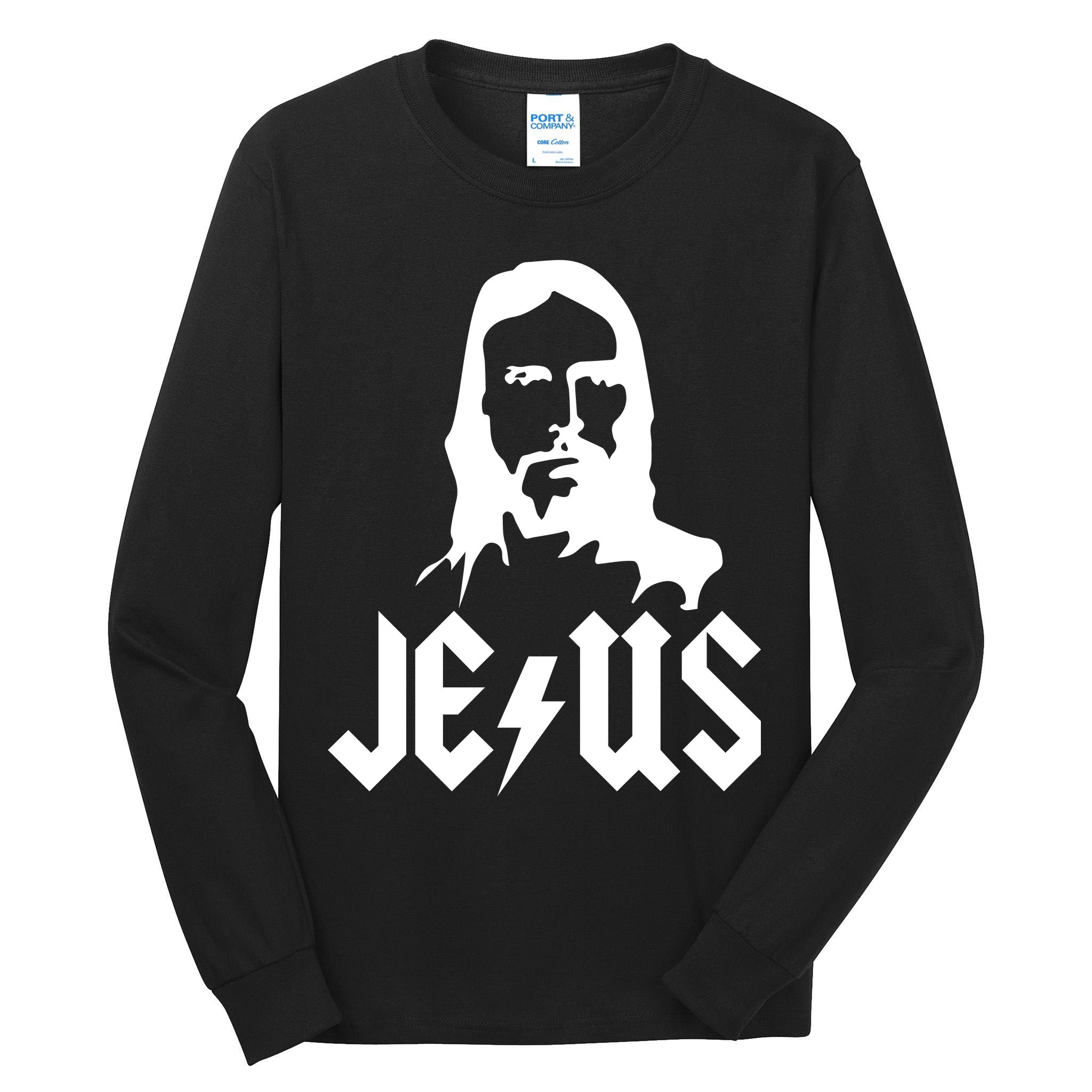 Jesus Rocks Tall Long Sleeve T-Shirt