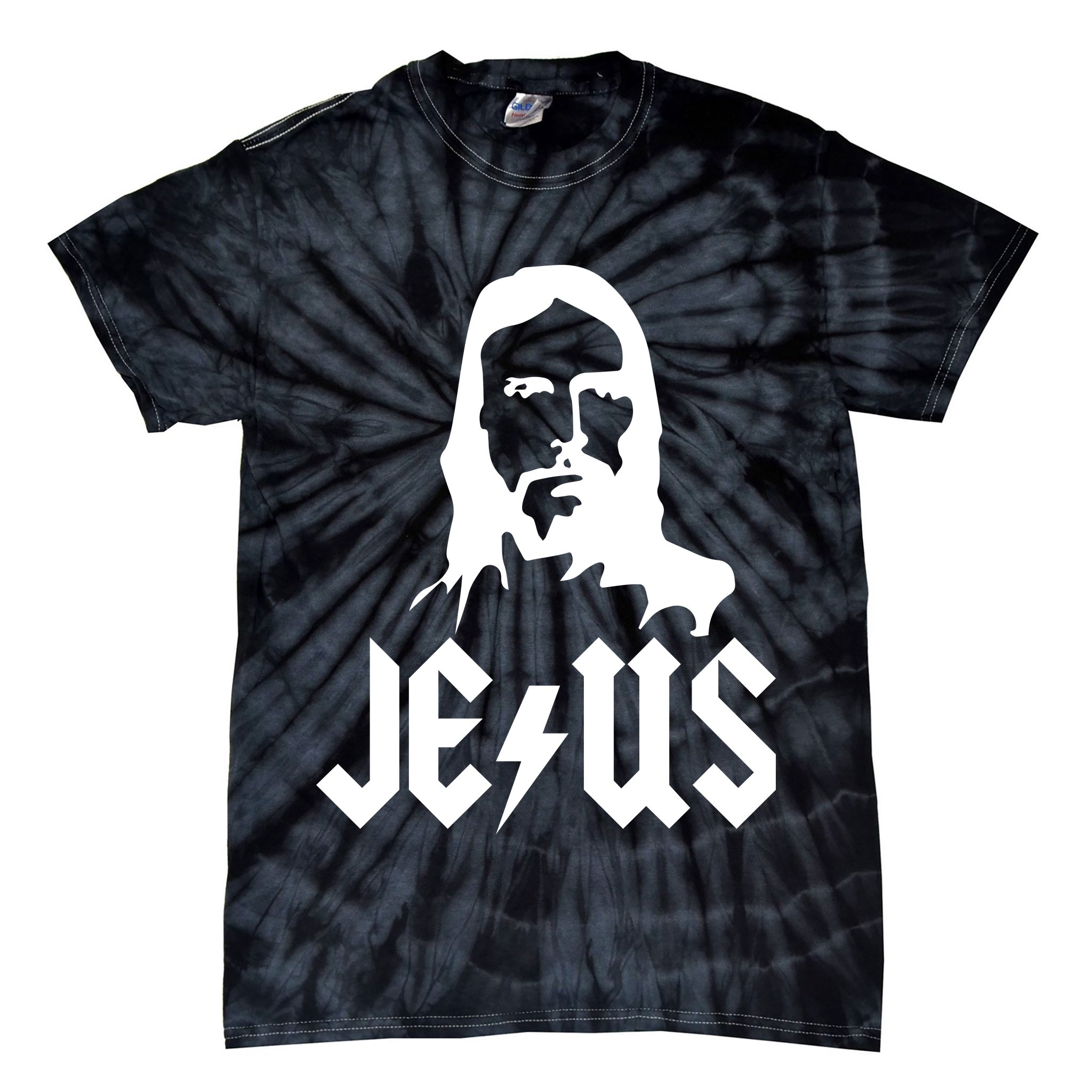 Jesus Rocks Tie-Dye T-Shirt