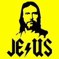 Jesus Rocks Women's V-Neck T-Shirt
