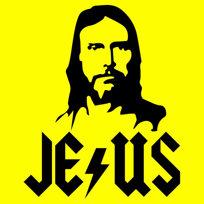 Jesus Rocks Women's V-Neck T-Shirt
