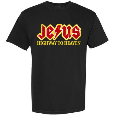 Jesus Rocks Highway To heaven Garment-Dyed Heavyweight T-Shirt