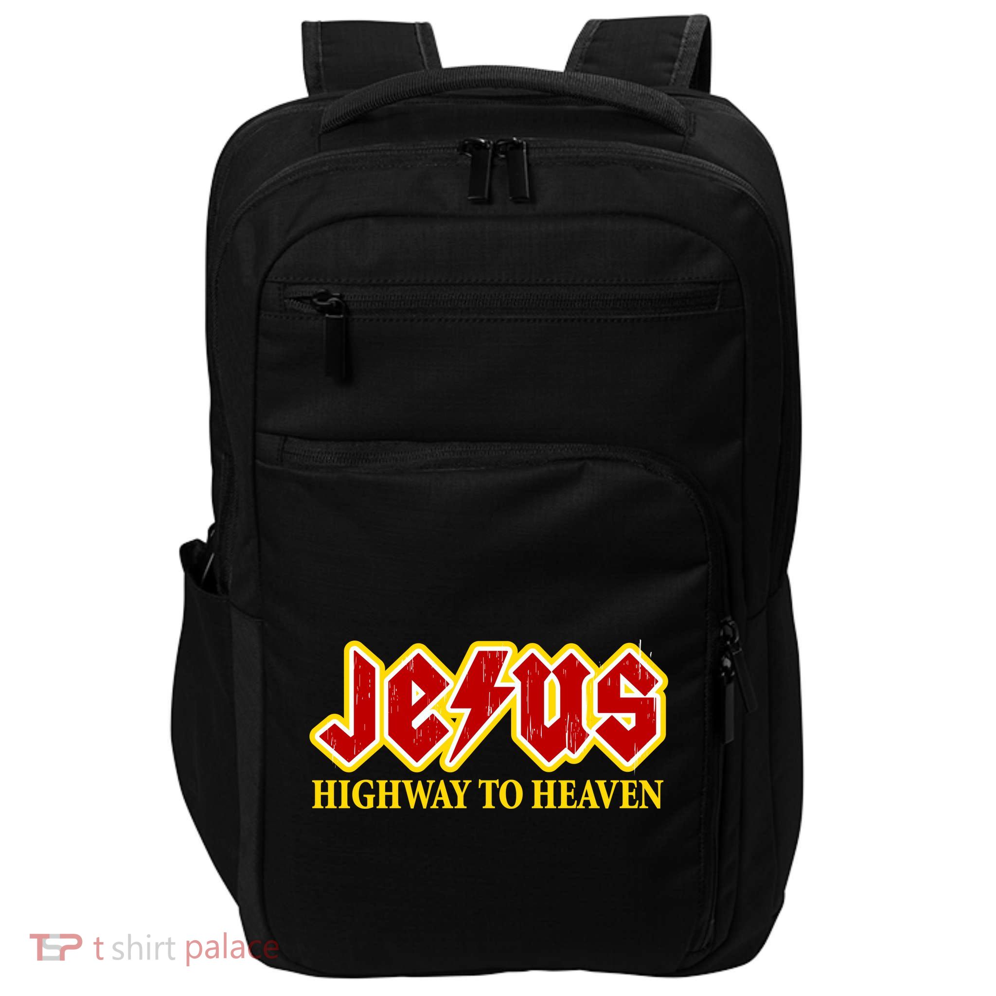Jesus Rocks Highway To heaven Impact Tech Backpack