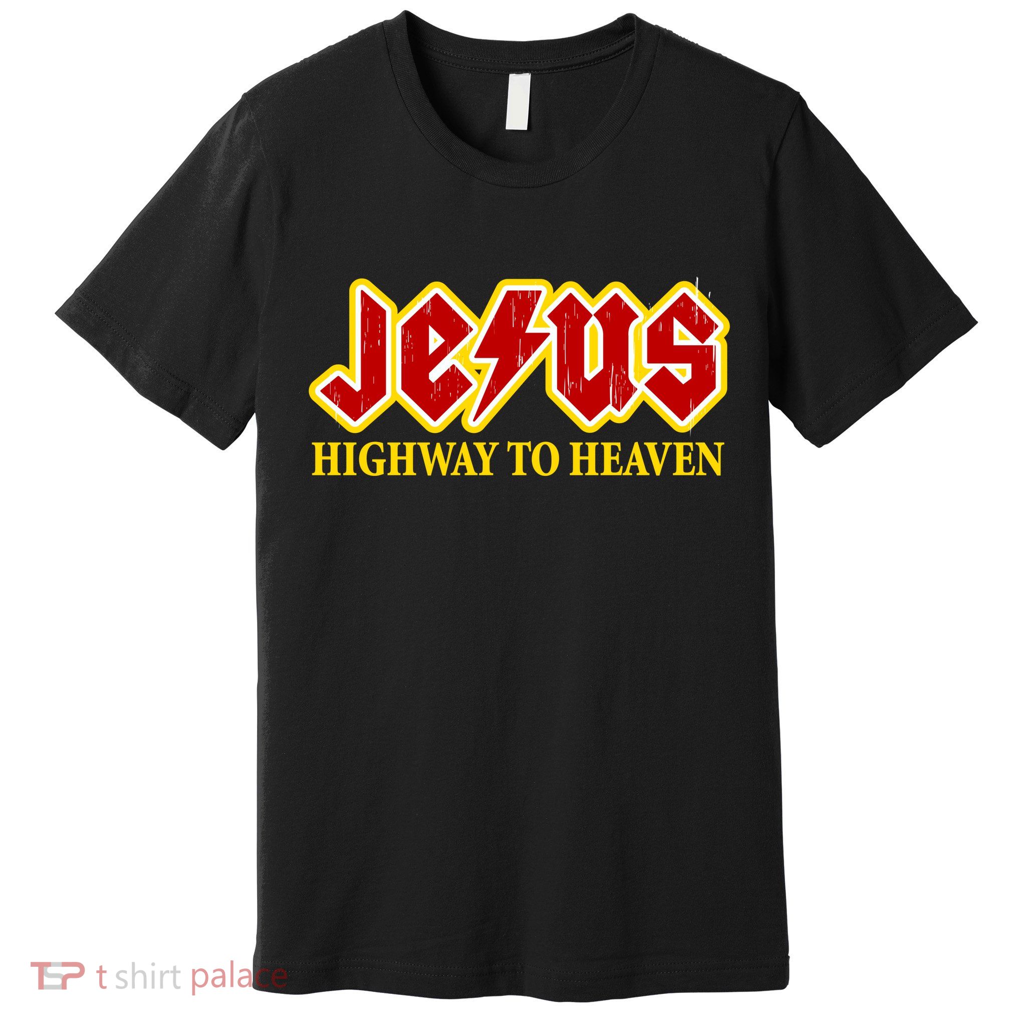 Jesus Rocks Highway To heaven Premium T-Shirt