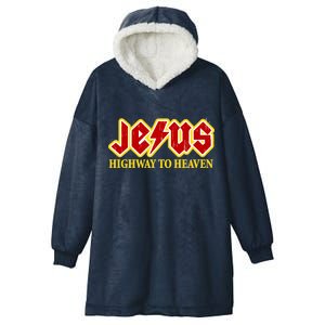 Jesus Rocks Highway To heaven Hooded Wearable Blanket