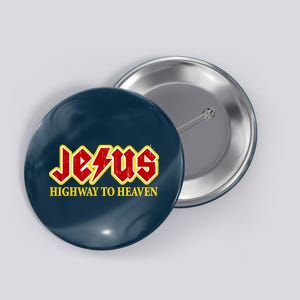 Jesus Rocks Highway To heaven Button