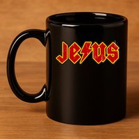 Jesus Rocks Logo 11oz C Handle Ceramic Mug
