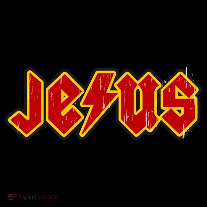 Jesus Rocks Logo Drawstring Bag