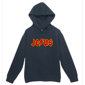 Jesus Rocks Logo Urban Pullover Hoodie