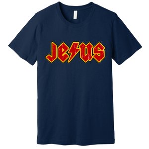 Jesus Rocks Logo Premium T-Shirt