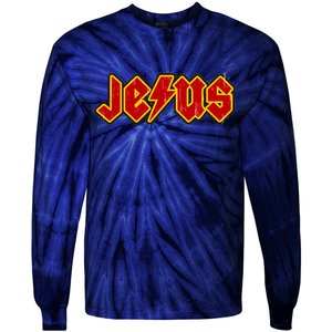 Jesus Rocks Logo Tie-Dye Long Sleeve Shirt