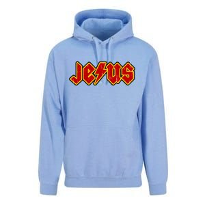 Jesus Rocks Logo Unisex Surf Hoodie