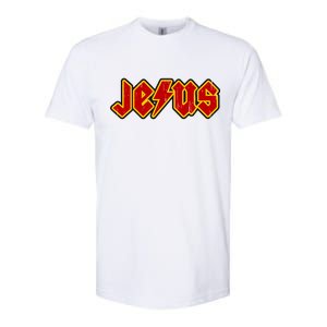 Jesus Rocks Logo Softstyle CVC T-Shirt