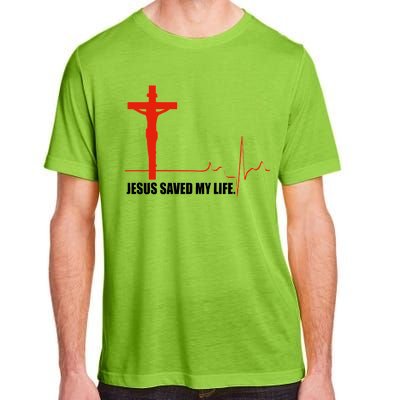 Jesus Saved My Life Adult ChromaSoft Performance T-Shirt