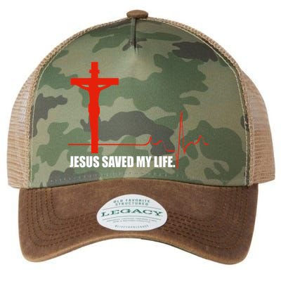 Jesus Saved My Life Legacy Tie Dye Trucker Hat