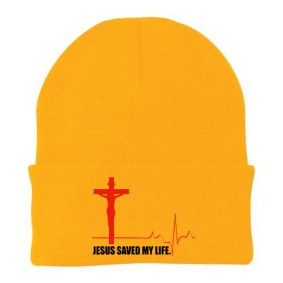 Jesus Saved My Life Knit Cap Winter Beanie