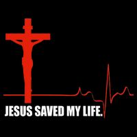 Jesus Saved My Life Cooling Performance Crew T-Shirt