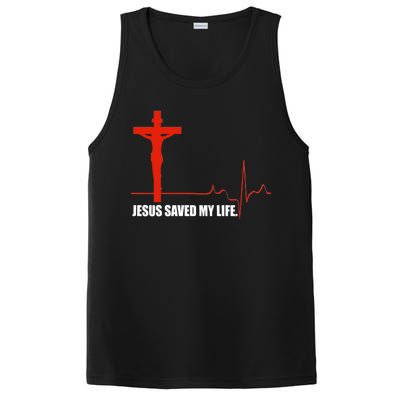 Jesus Saved My Life PosiCharge Competitor Tank