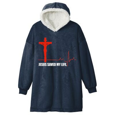 Jesus Saved My Life Hooded Wearable Blanket