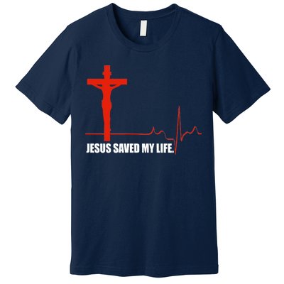 Jesus Saved My Life Premium T-Shirt