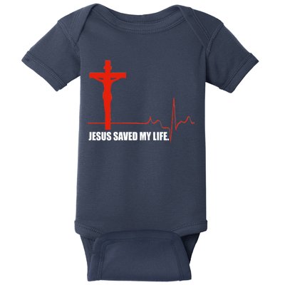 Jesus Saved My Life Baby Bodysuit