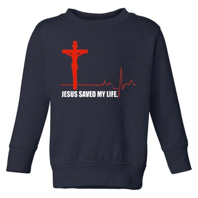 Jesus Saved My Life Toddler Sweatshirt