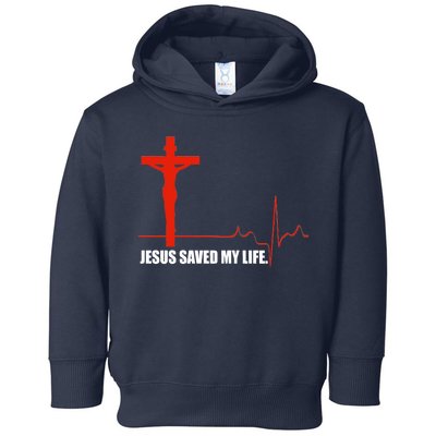 Jesus Saved My Life Toddler Hoodie