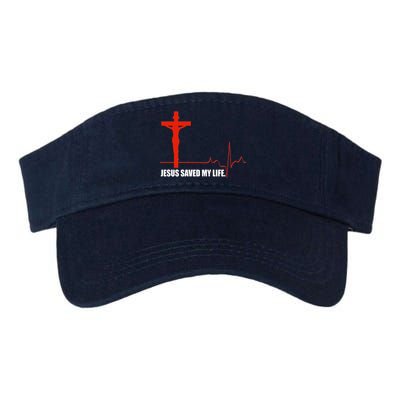 Jesus Saved My Life Valucap Bio-Washed Visor