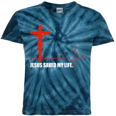 Jesus Saved My Life Kids Tie-Dye T-Shirt