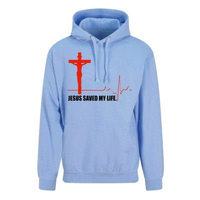 Jesus Saved My Life Unisex Surf Hoodie