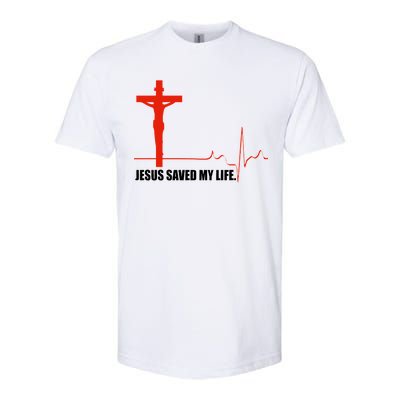 Jesus Saved My Life Softstyle CVC T-Shirt