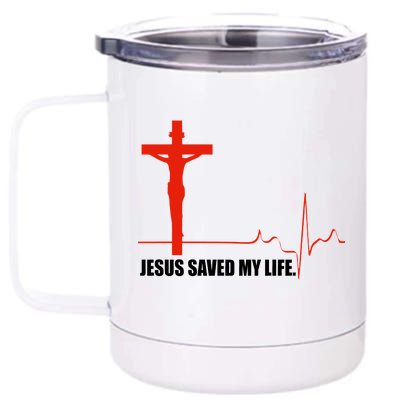 Jesus Saved My Life 12 oz Stainless Steel Tumbler Cup