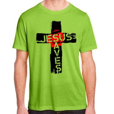 Jesus Saves Adult ChromaSoft Performance T-Shirt